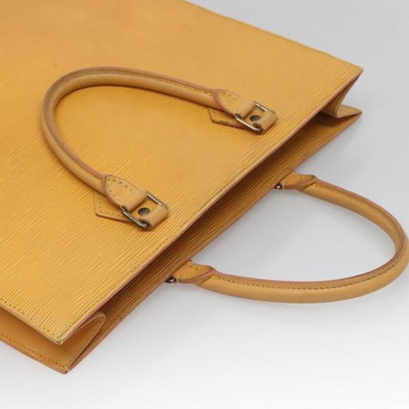 LOUIS VUITTON Epi Sac Plat Hand Bag Yellow M52079 - Picture 6 of 16
